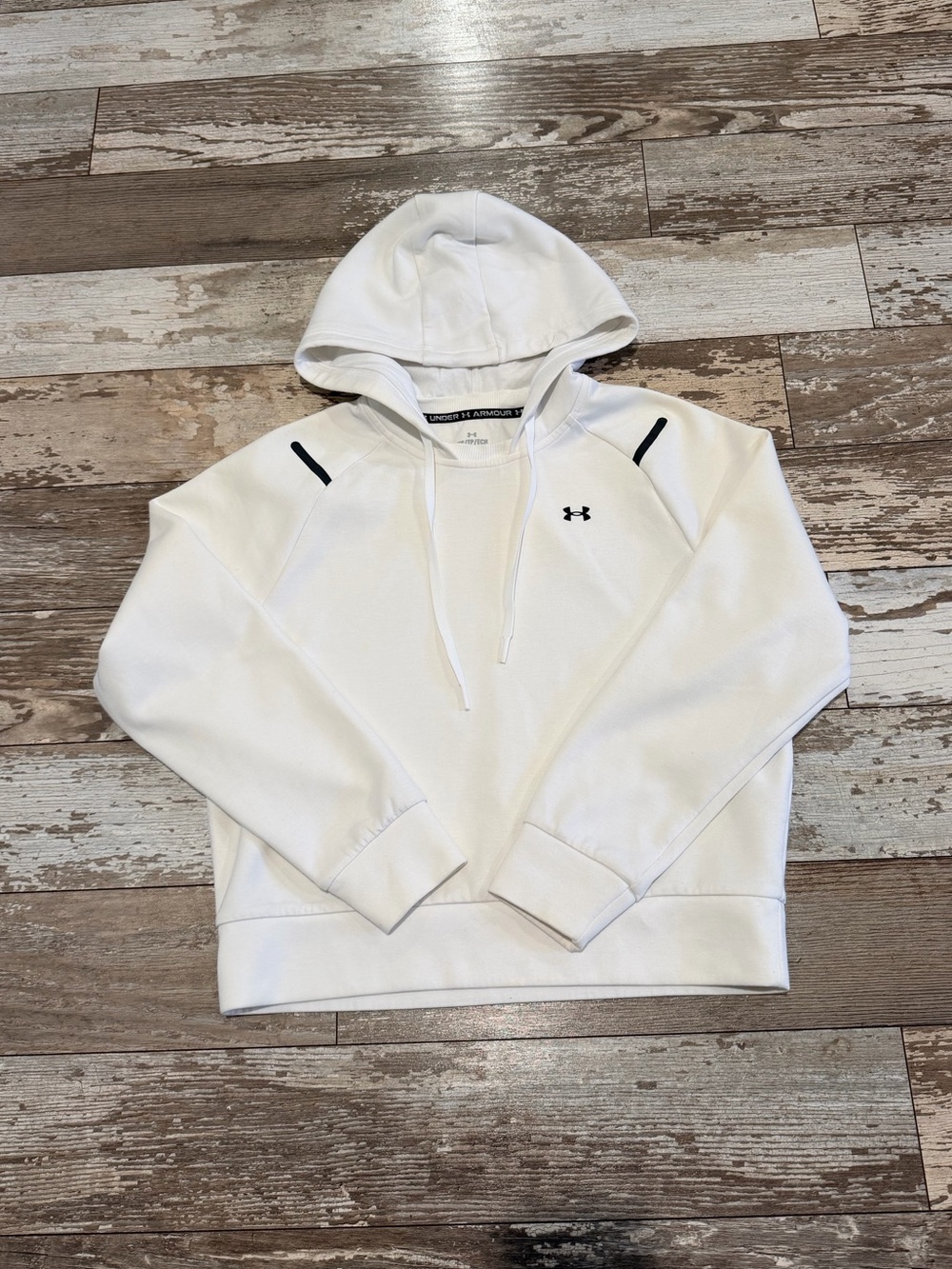 Under Armour Unstoppable Fleece Women’s White Hoodie size XS